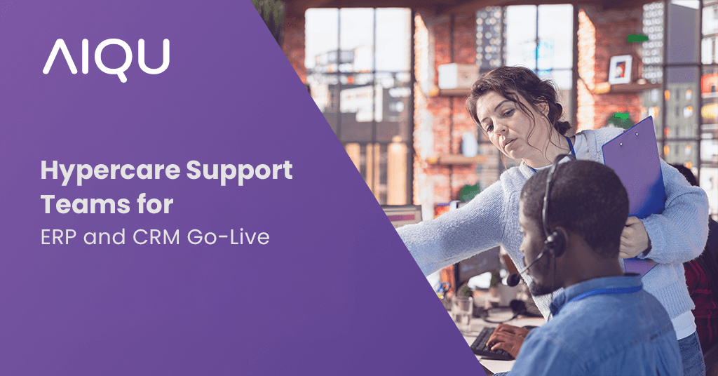 Hypercare Support Teams for ERP and CRM Go-Live